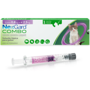 Antiparasitário Nexgard Combo para Gatos de 0,8Kg a 2,5Kg - 1 Pipeta