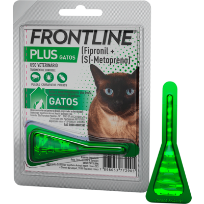 Antipulgas e Carrapatos Frontline Plus para Gatos - 1 Unidade
