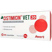 Suplemento Alimentar Avert Cistimicin Vet 20 para Cães - 30 g