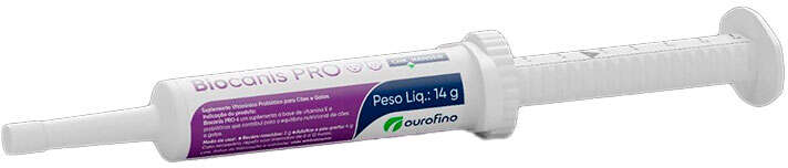 Suplemento Alimentar Ourofino Biocanis Pro para Cães e Gatos - 14 g
