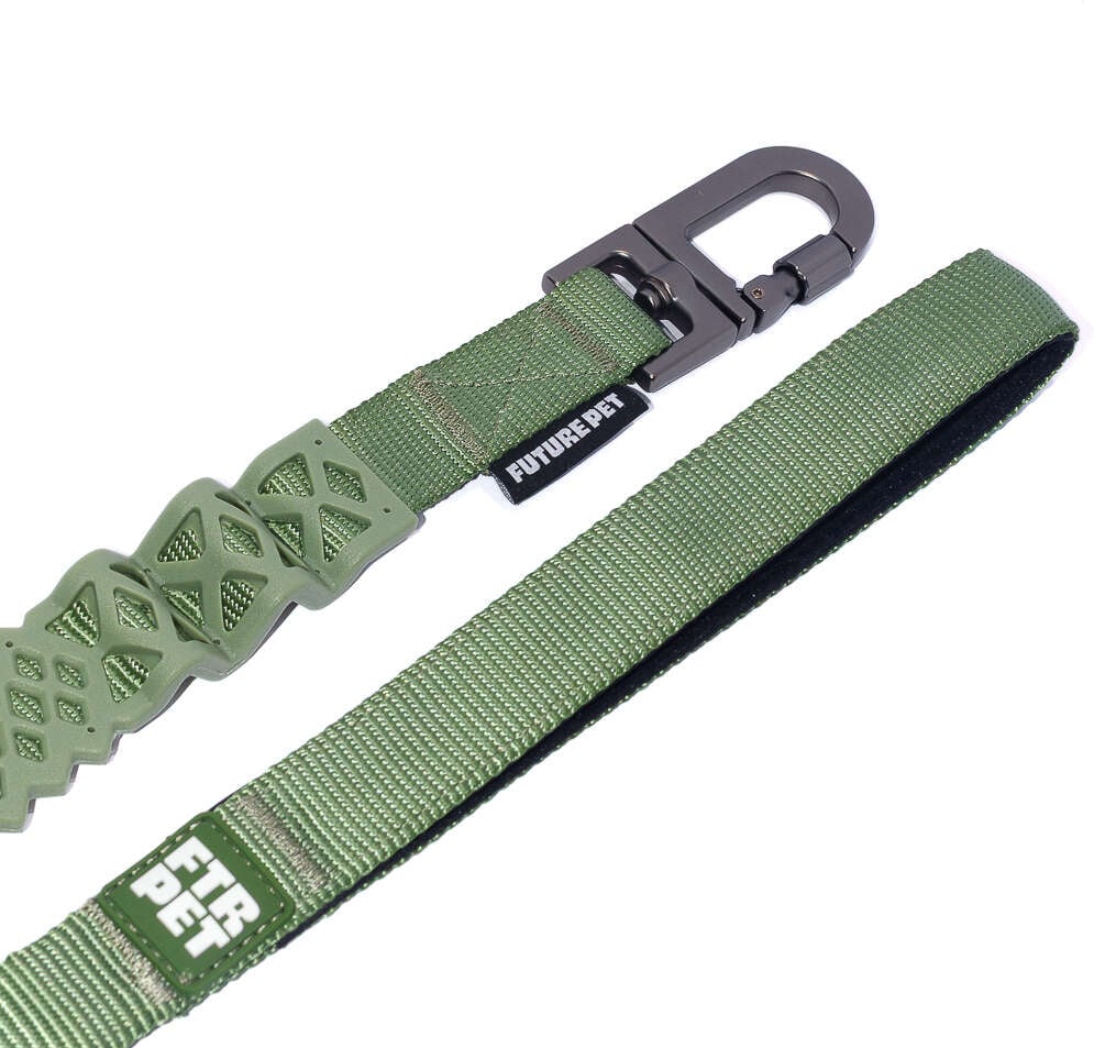 Guia com Amortecedor Future Pet Verde Pistache para Cães - Tam. P