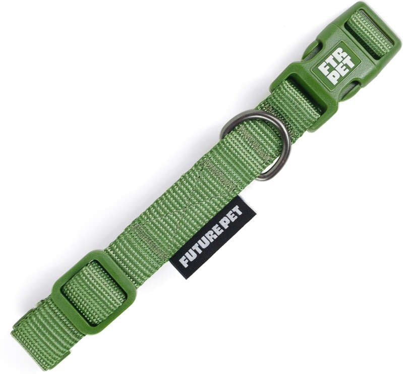 Coleira Future Pet Verde Pistache para Cães - Tam. P
