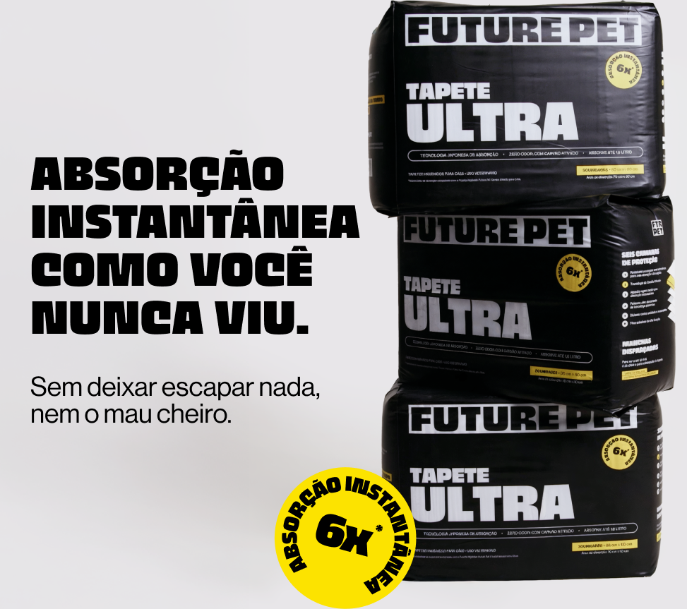 Tapete Higiênico Ultra Future Pet para Cães - 30 Unidades