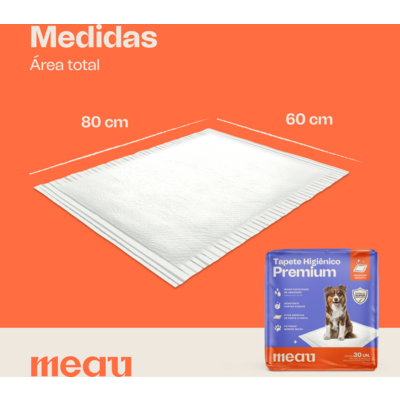 Tapete Higiênico Meau Premium para Cães