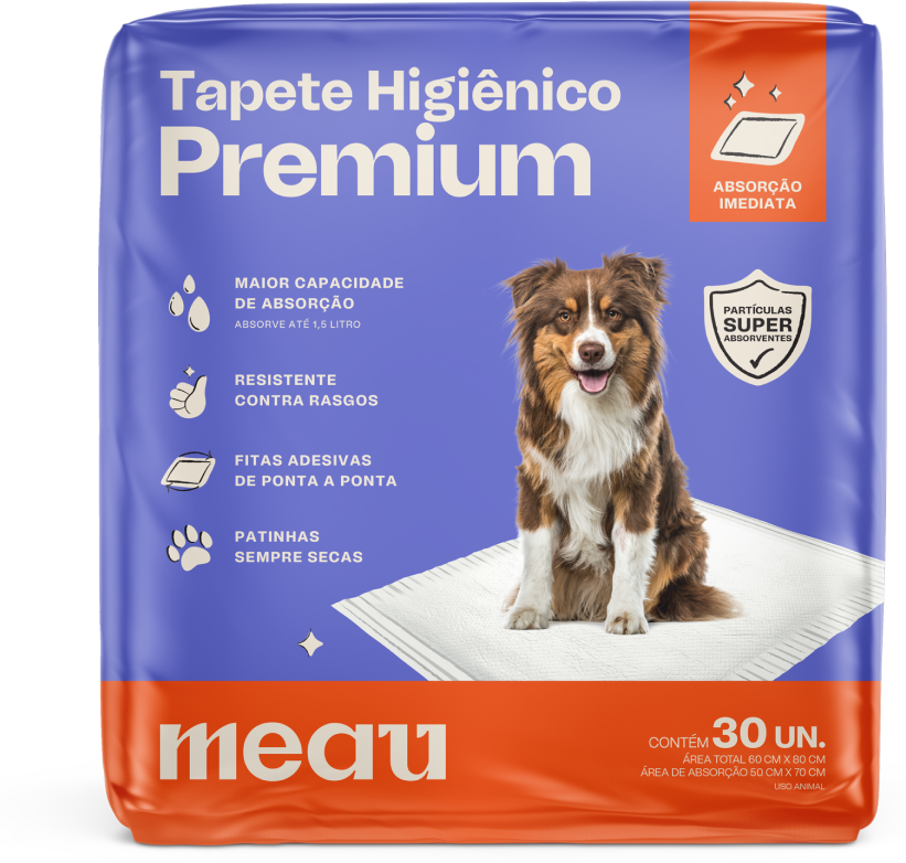 Tapete Higiênico Meau Premium para Cães - 30 Unidades