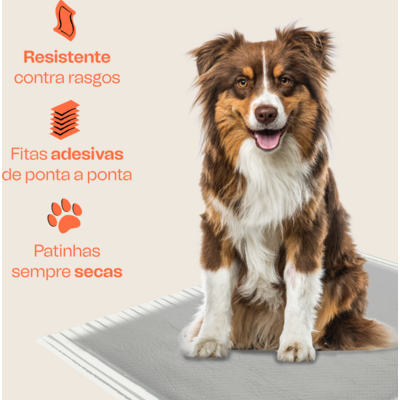 Tapete Higiênico Meau Premium com Carvão Ativado para Cães