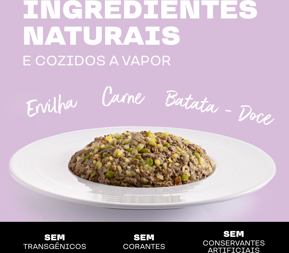 Ração Úmida True Mixer Carne, Batata Doce e Ervilha para Cães - 320 g