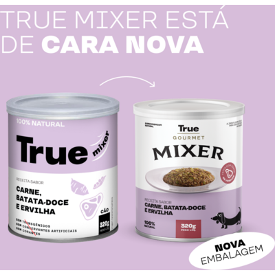 Ração Úmida True Mixer Carne, Batata Doce e Ervilha para Cães