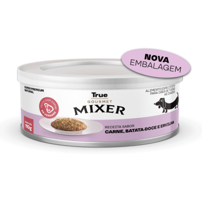 Ração Úmida True Mixer Carne, Batata Doce e Ervilha para Cães