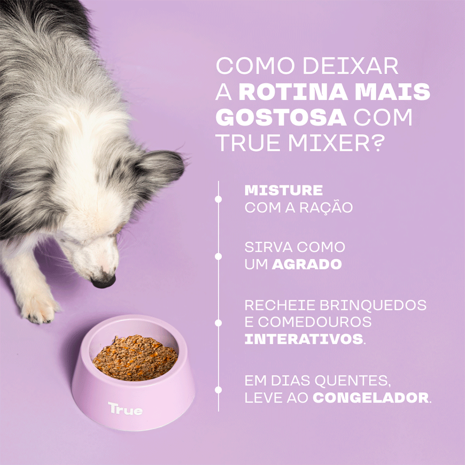 Ração Úmida True Mixer Carne, Batata Doce e Ervilha para Cães - 110 g