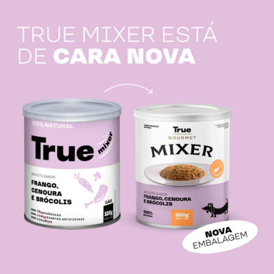 Ração Úmida True Mixer Frango, Cenoura e Brócolis para Cães