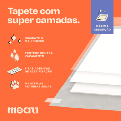 Tapete Higiênico Meau para Cães