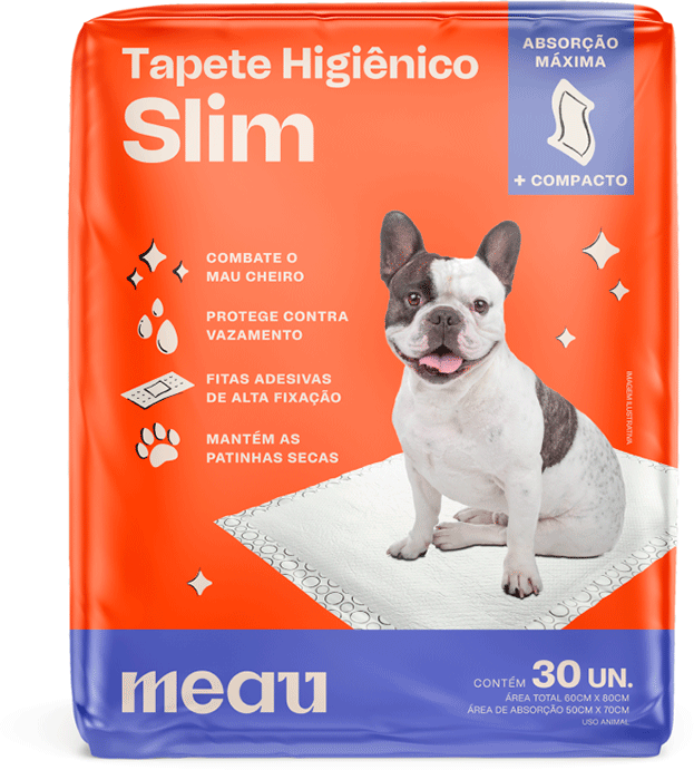 Tapete Higiênico Meau Slim para Cães - 30 Unidades