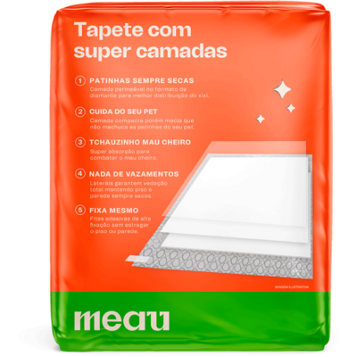 Tapete Higiênico Meau Slim para Cães