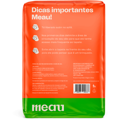 Tapete Higiênico Meau Slim para Cães