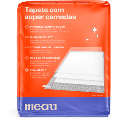 Tapete Higiênico Meau Slim para Cães