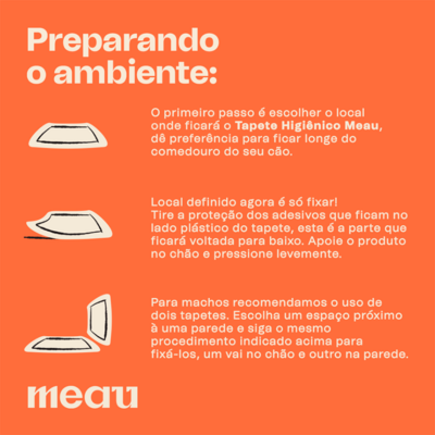 Tapete Higiênico Meau Slim para Cães