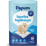 Tapete Higiênico Papum 60x55cm para Cães de Pequeno Porte - 30 Unidades