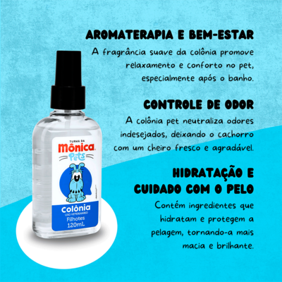 Colônia Turma da Mônica Pets para Filhotes