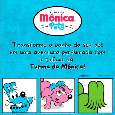 Colônia Turma da Mônica Pets para Filhotes