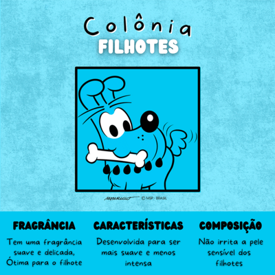 Colônia Turma da Mônica Pets para Filhotes