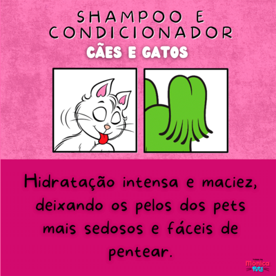 Condicionador Turma da Mônica Pets Neutro para Cães e Gatos