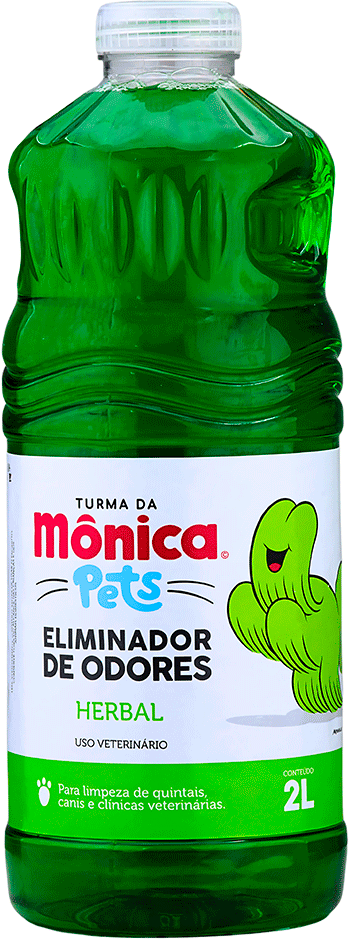 Eliminador de Odores Turma da Mônica Pets Herbal para Ambientes - 2 Litros