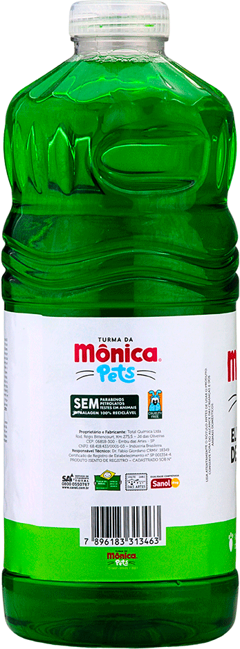 Eliminador de Odores Turma da Mônica Pets Herbal para Ambientes - 2 Litros