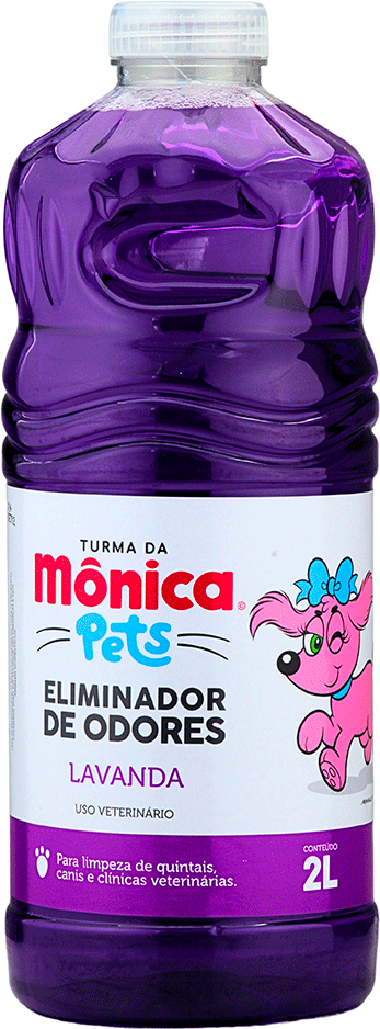 Eliminador de Odores Turma da Mônica Pets Lavanda para Ambientes - 2 Litros