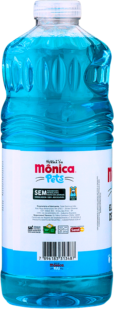 Eliminador de Odores Turma da Mônica Pets Marine para Ambientes - 2 Litros