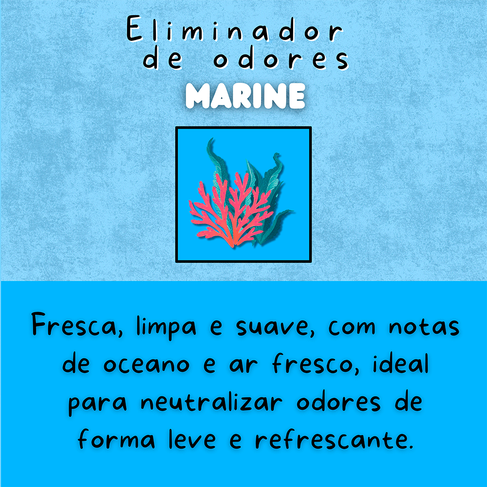 Eliminador de Odores Turma da Mônica Pets Marine para Ambientes - 2 Litros