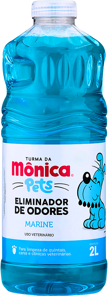 Eliminador de Odores Turma da Mônica Pets Marine para Ambientes - 2 Litros