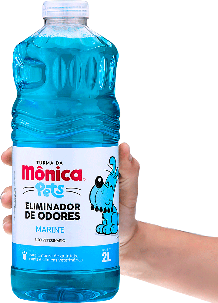 Eliminador de Odores Turma da Mônica Pets Marine para Ambientes - 2 Litros