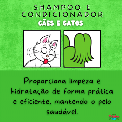 Shampoo e Condicionador Turma da Mônica Pets para Cães e Gatos