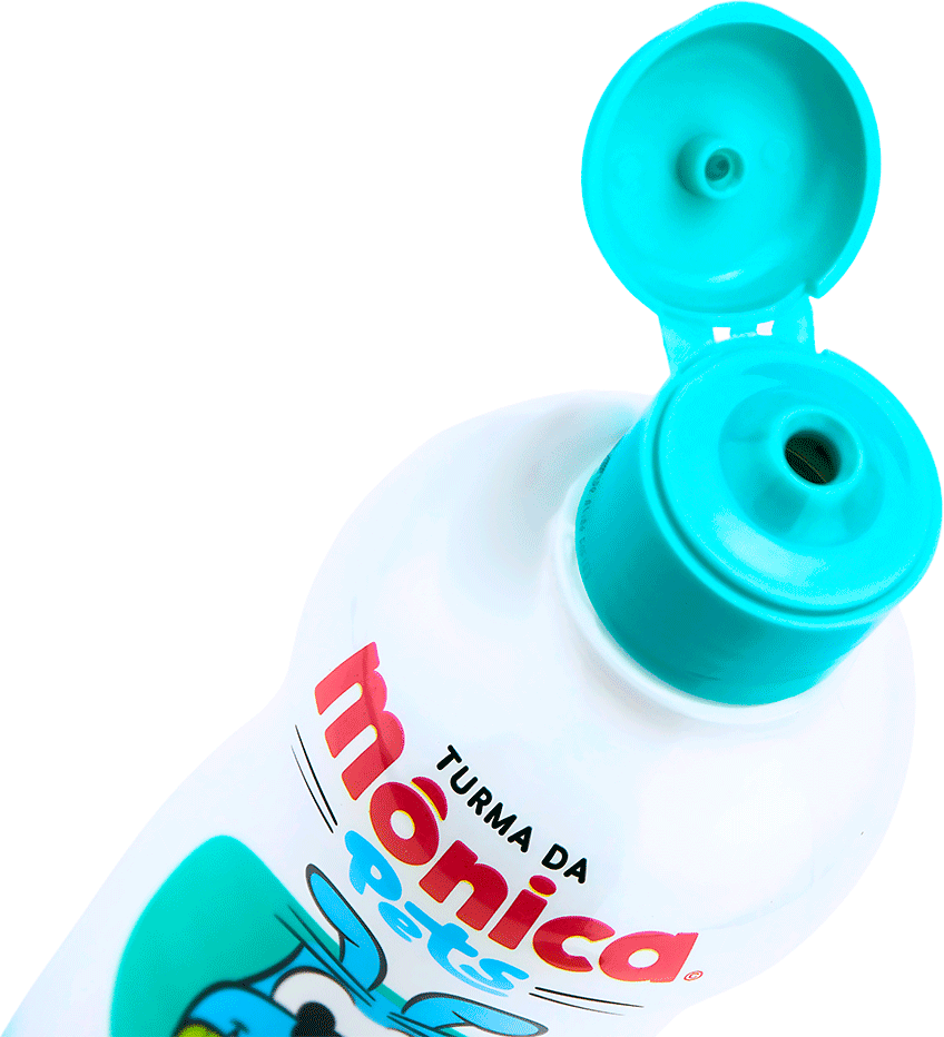 Shampoo Turma da Mônica Pets para Filhotes - 500 mL