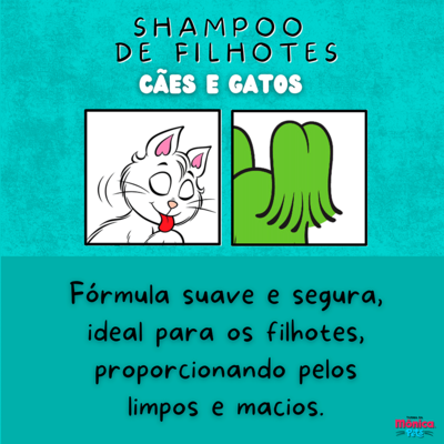 Shampoo Turma da Mônica Pets para Filhotes