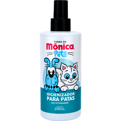 Higienizador Turma da Mônica Pets Patas para Cães e Gatos