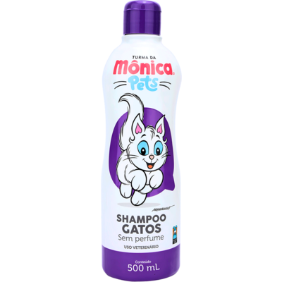 Shampoo Turma da Mônica Pets para Gatos