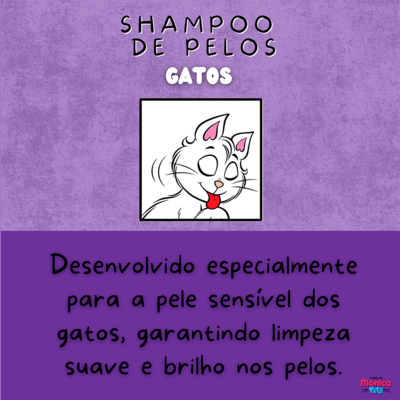 Shampoo Turma da Mônica Pets para Gatos