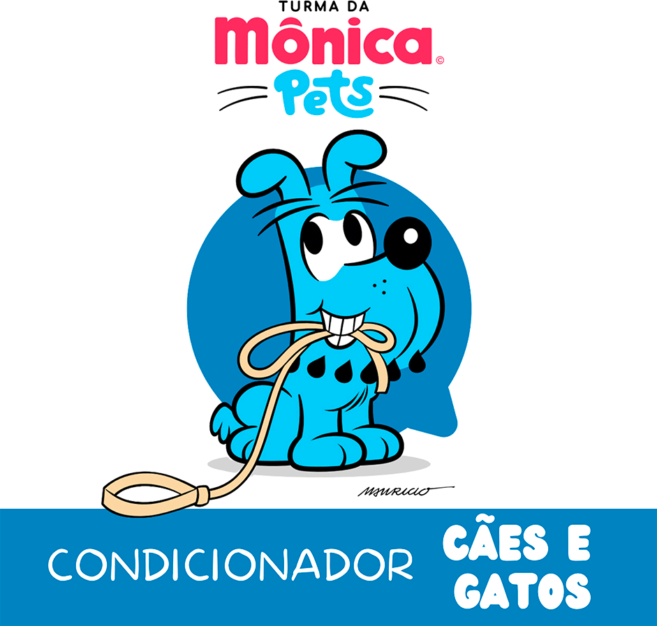 Shampoo Turma da Mônica Pets Neutro para Cães e Gatos - 500 mL
