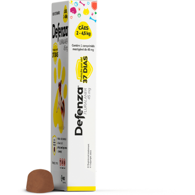 Antiparasitário MSD Defenza 45 mg para Cães