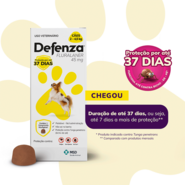 Antiparasitário MSD Defenza 45 mg para Cães - 1 Comprimido