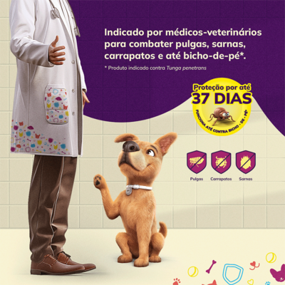 Antiparasitário MSD Defenza 100 mg para Cães