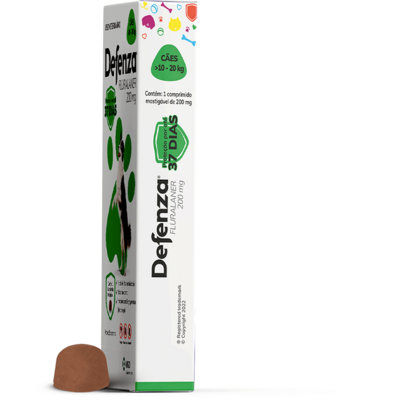 Antiparasitário MSD Defenza 200 mg para Cães