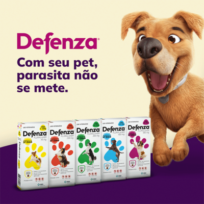 Antiparasitário MSD Defenza 400 mg para Cães