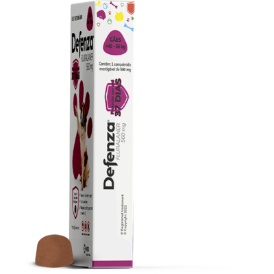 Antiparasitário MSD Defenza 560 mg para Cães