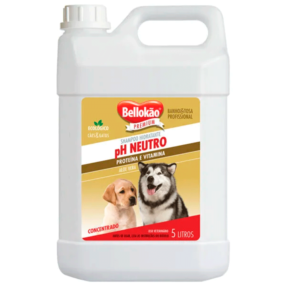 Shampoo Bellokão Ecológico Concentrado pH Neutro - 5 Litros