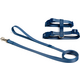 Conjunto Peitoral H e Guia Toh Marine para Gatos