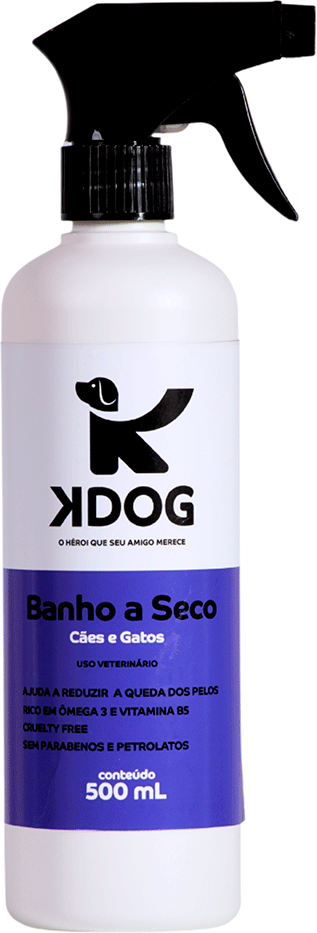 Banho a Seco K-Dog Azul - 500 mL