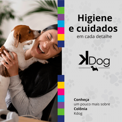 Colônia Chiclete K-Dog Azul